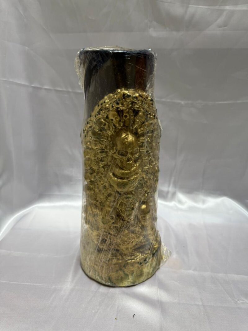 Velón de la Calavera Dorada