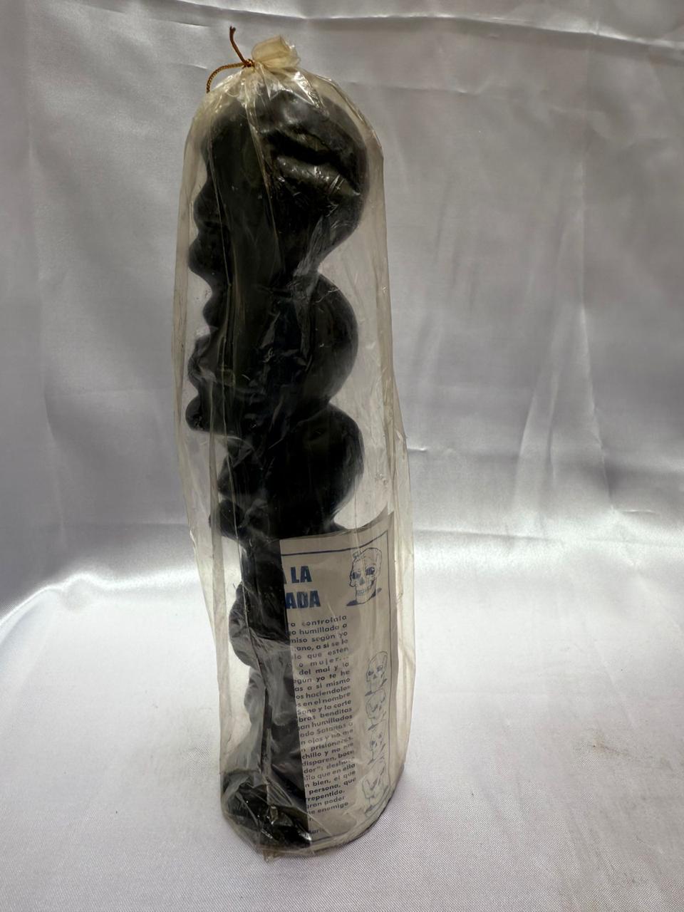 Velón Calavera De 7 Nudos Negro