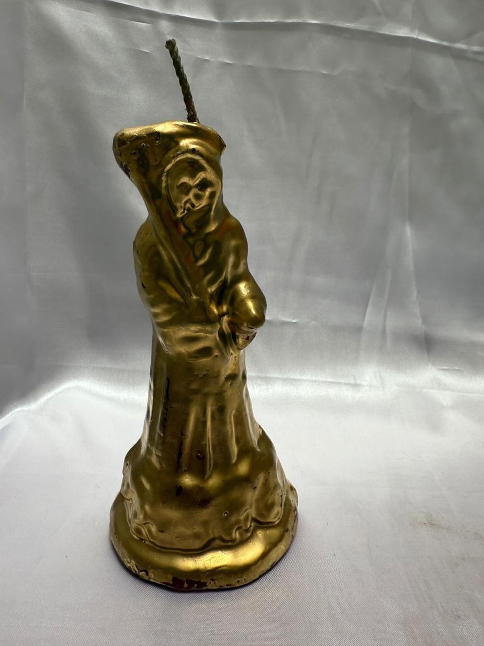 Velón Santa Muerte Dorada