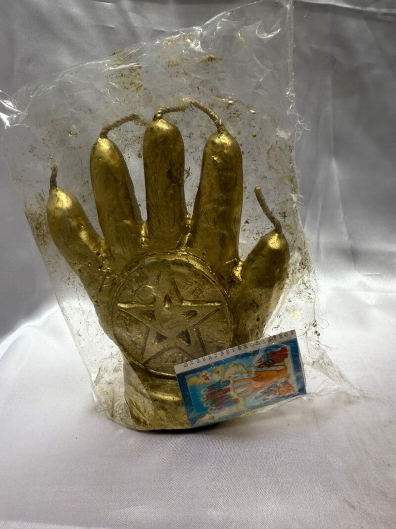 Vela Mano de Oro del Pentagrama