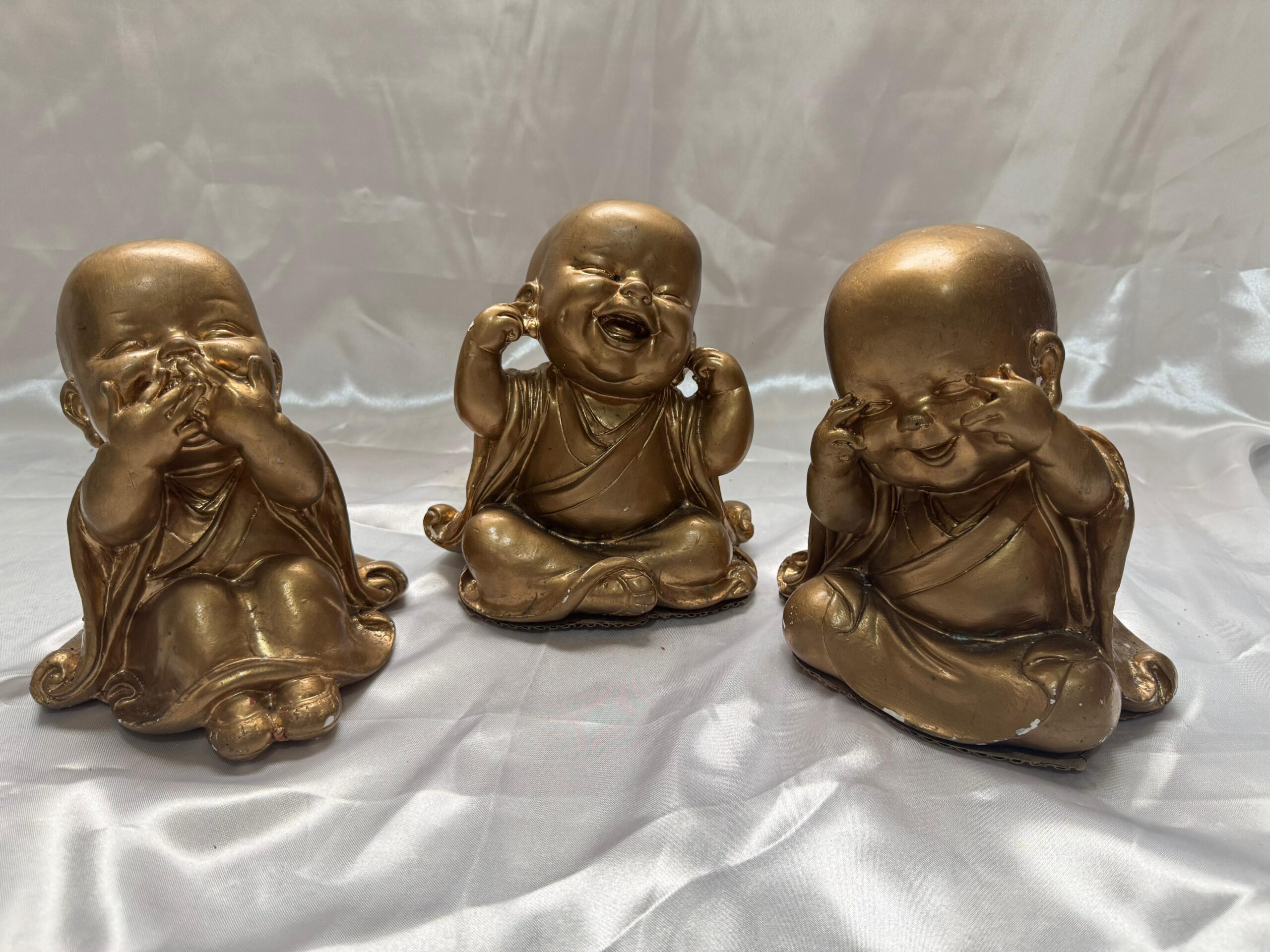 FIGURAS TRES MONJES SABIOS